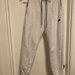 Nike Womens Nike Tech Light Gray Sweatpants